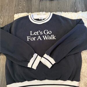 Navy Blue Crewneck Sweater